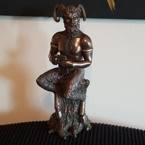 Pan statue. Greek God statue